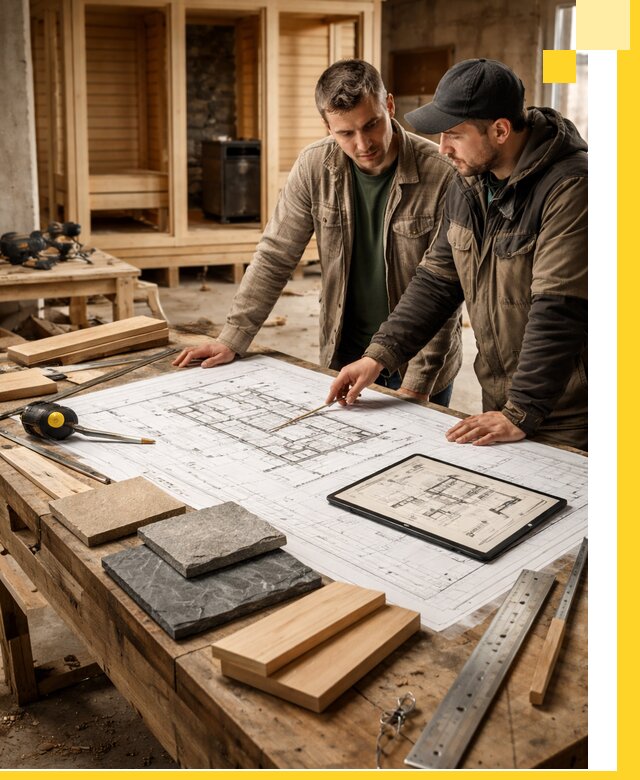 Проекты бань под ключ и планы строительства в Назрани