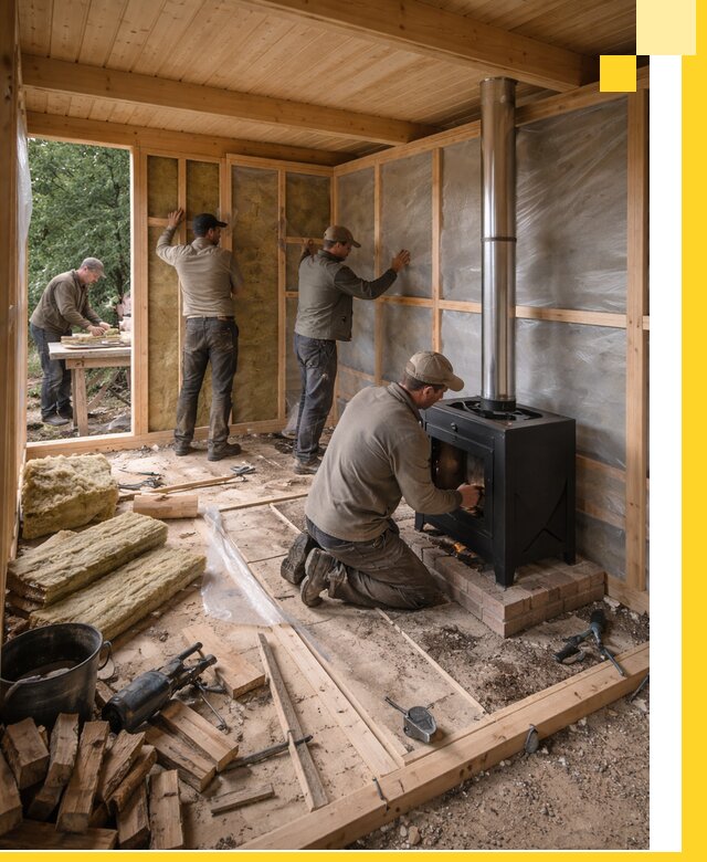 Профессиональный монтаж бань под ключ в Назрани для дома