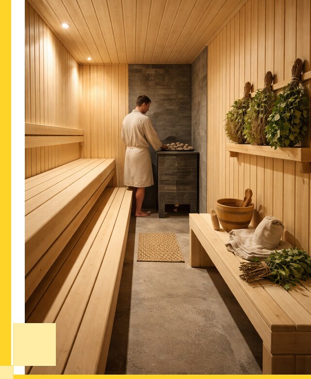 Отделка парной под ключ в Назрани от 359520 р. | ЭриданНзр