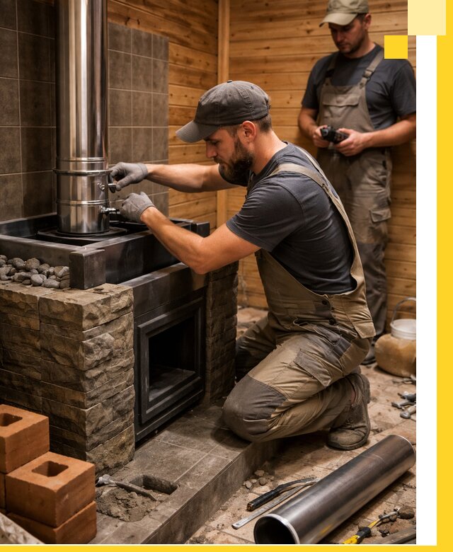 Изготовление и установка банных печей под ключ в Назрани