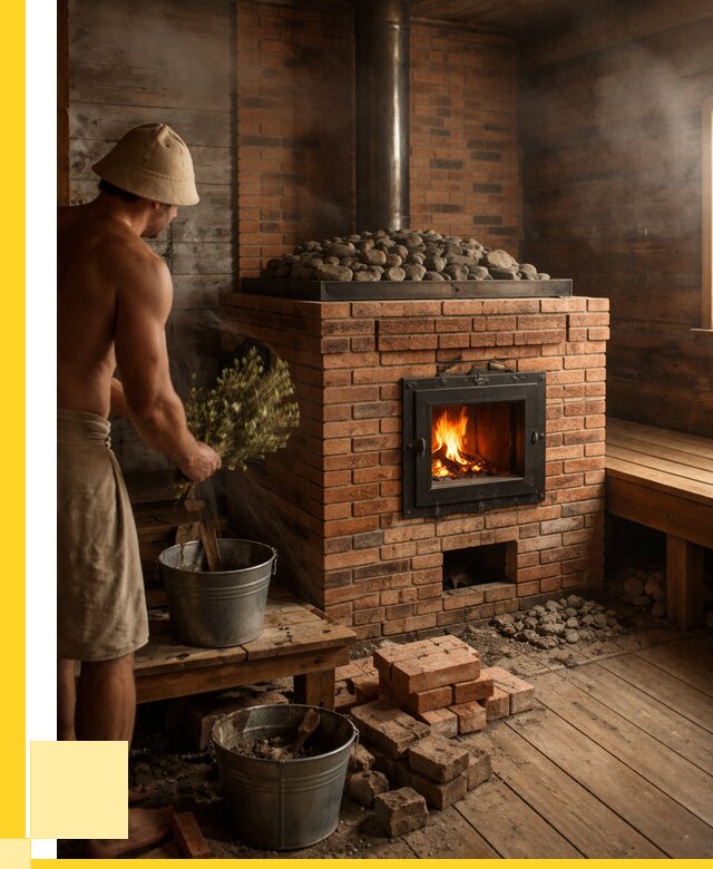 Кирпичные банные печи в Назрани от 92448 р. | ЭриданНзр