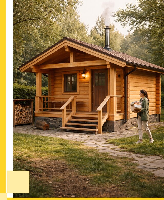 Купить баню под ключ в Назрани от 667680 р. | ЭриданНзр