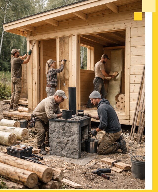 Купить баню под ключ в Назрани строительство монтаж отделка