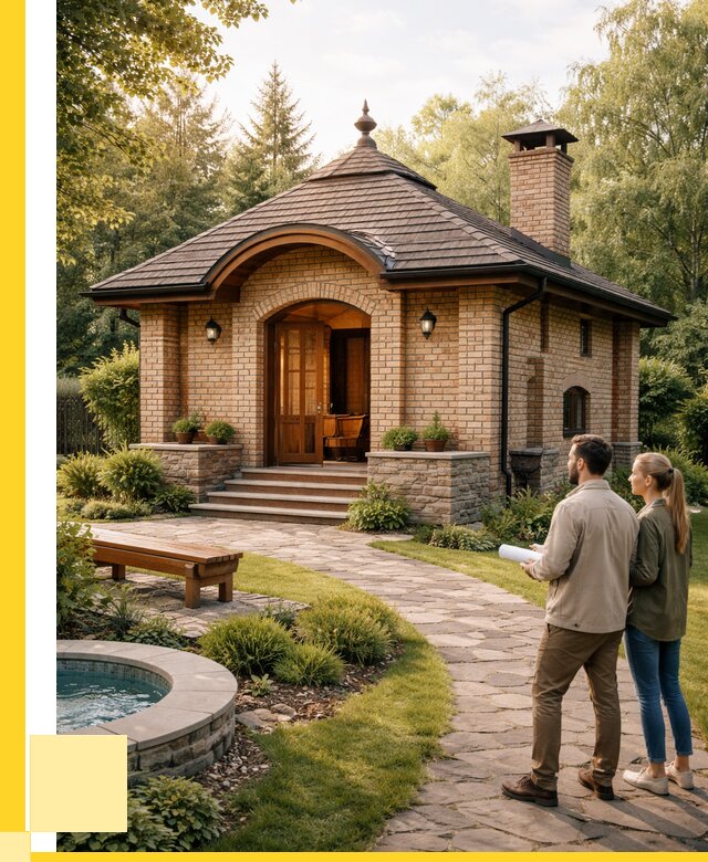 Проект кирпичной бани в Назрани от 30816 р. | ЭриданНзр