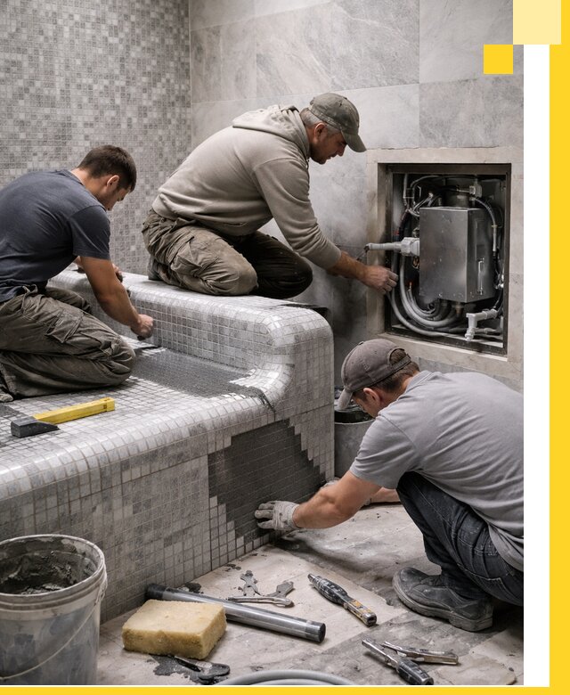 Проекты хамамов под ключ в Назрани и дизайн и строительство