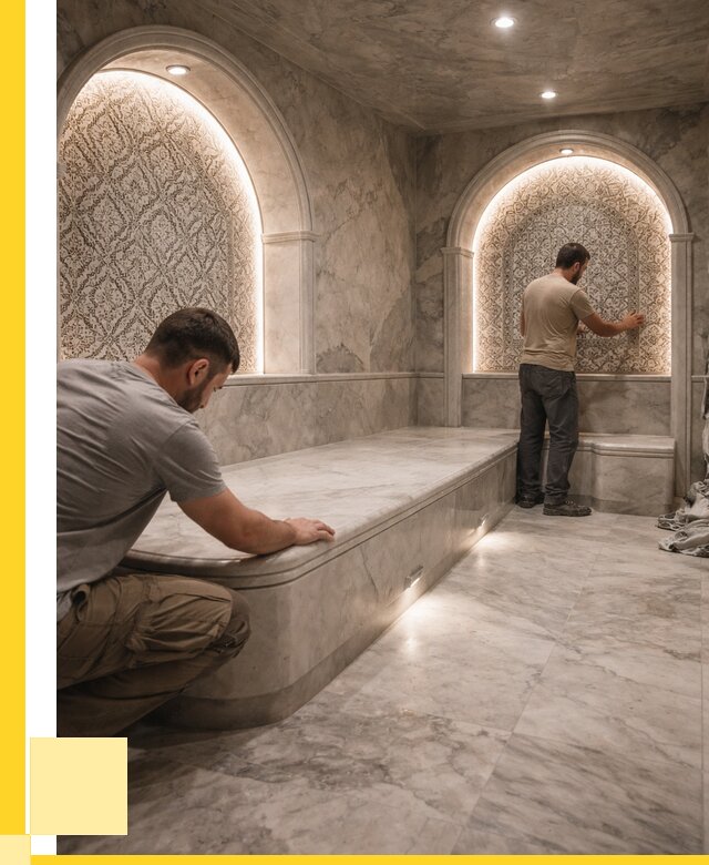 Турецкие бани под ключ в Назрани от 256800 р. | ЭриданНзр