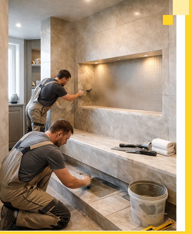 Профессиональное строительство хамама в квартире в Назрани