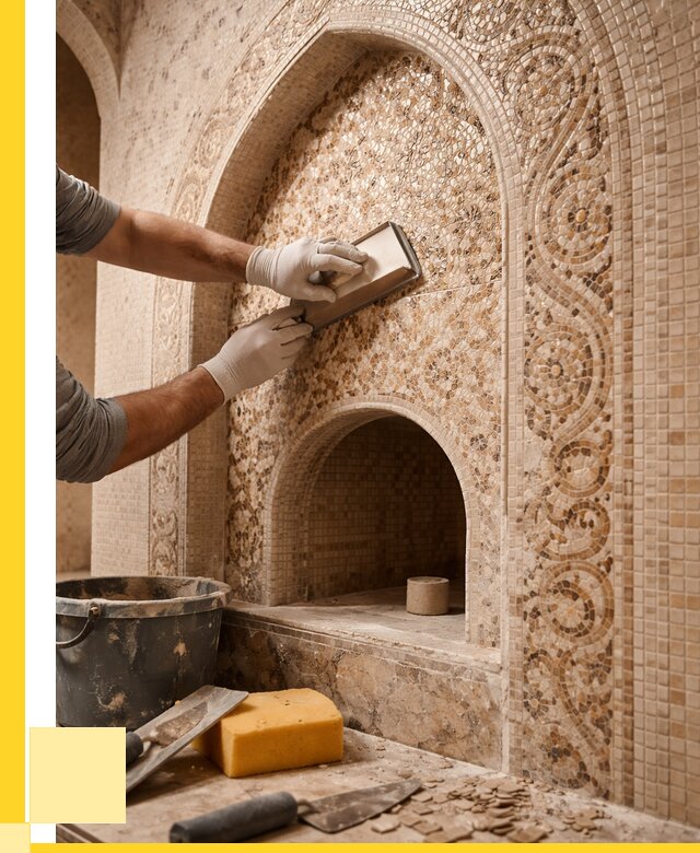 Мозаика для хамама в Назрани под ключ от 5136 р. | ЭриданНзр